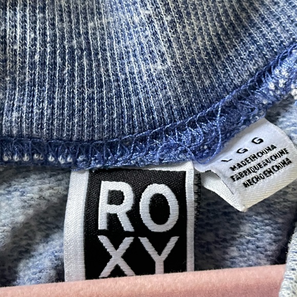 Vintage Roxy distressed blue oversized sweatshirt - Picture 6 of 6